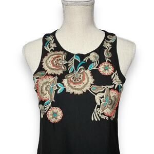 NWT Blush Noir Black Embroidered Dress Size Small